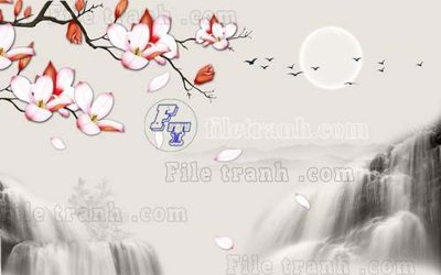 File PSD File gốc in tranh tổng hợp tường nền K40272 (gốc) tách lớp chi tiết