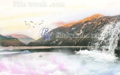 File gốc File gốc in tranh tổng hợp tường nền K40282 (dành cho quảng cáo)