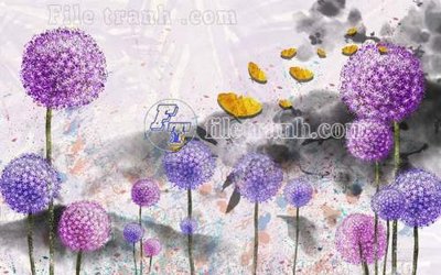 File in ấn File gốc in tranh tổng hợp tường nền K40289 (bản gốc) chất lượng cao