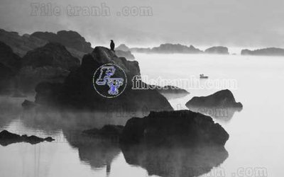 File gốc File gốc in tranh tổng hợp tường nền K40303 (in lụa) tranh phong thủy