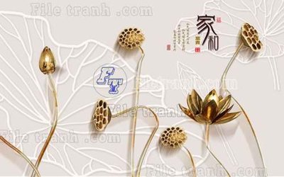 Tải file gốc File gốc in tranh tổng hợp tường nền K40308 (bản PSD) còn layer