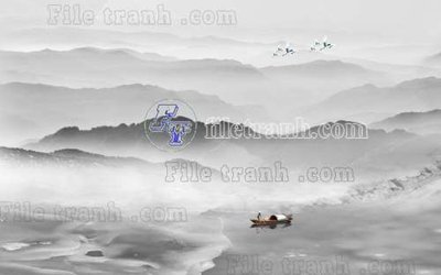 File in trần File gốc in tranh tổng hợp tường nền K40323 (file gốc) xuyên sáng