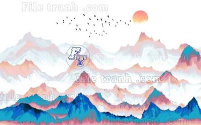 Tệp tin gốc File gốc in tranh tổng hợp tường nền K40353 (dùng cho in ấn) chuyên nghiệp