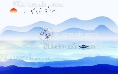 Ảnh gốc File gốc in tranh tổng hợp tường nền K40419 (siêu chi tiết) để in ấn