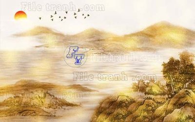 File tranh gốc File gốc in tranh tổng hợp tường nền K40425 chủ đề hiện đại