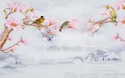 File tranh trang trí File gốc in tranh tổng hợp tường nền K40436 (file gốc)