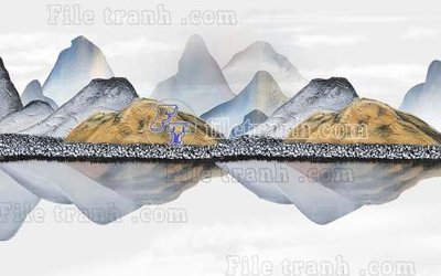 File gốc File gốc in tranh tổng hợp tường nền K40468 (trang trí) phòng ngủ