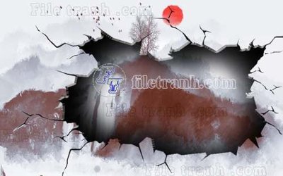 File gốc File gốc in tranh tổng hợp tường nền K40486 (chuẩn màu) cho in offset