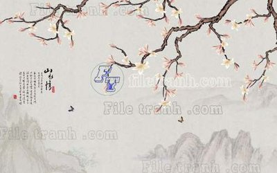 Tải xuống file tranh gốc File gốc in tranh tổng hợp tường nền K40557 (PSD/TIFF)