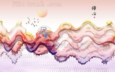 File tranh File gốc in tranh tổng hợp tường nền K40633 (ảnh gốc) sắc nét hoàn hảo