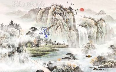 File in trần File gốc in tranh tổng hợp tường nền K40645 (file gốc) hoa văn 3D