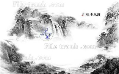 File ảnh File gốc in tranh tổng hợp tường nền K40663 (gốc) in poster