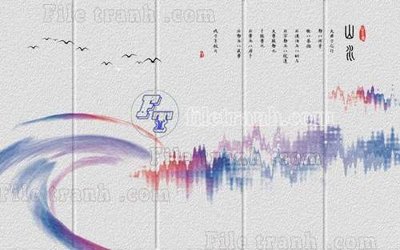 File ảnh File gốc in tranh tổng hợp tường nền K40677 (gốc) in PP, decal