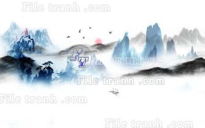 File tranh File gốc in tranh tổng hợp tường nền K40735 (ảnh gốc) in trần xuyên sáng