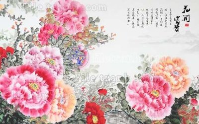 Ảnh gốc File gốc in tranh tổng hợp tường nền K40775 (độ nét cao) in tráng gương