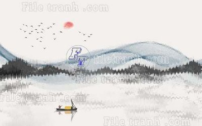 Ảnh mô tả file gốc in mica File gốc in tranh tổng hợp tường nền K40802