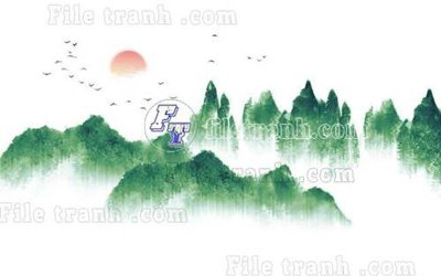 File ảnh gốc File gốc in tranh tổng hợp tường nền K40833 (chuyên in mica)