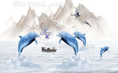 File tranh gốc PSD File gốc in tranh tổng hợp tường nền K40921 còn nguyên layer