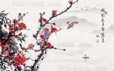 File in mica File gốc in tranh tổng hợp tường nền K40927 (bản gốc) sắc sảo