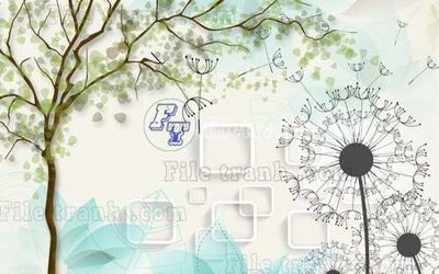 Chi tiết file ảnh File gốc in tranh tổng hợp tường nền K41011 sắc nét