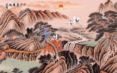 Tải file gốc in lụa File gốc in tranh tổng hợp tường nền K41018 siêu nét