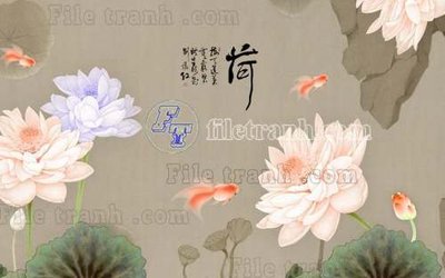 Tải file gốc File gốc in tranh tổng hợp tường nền K41061 (in khổ lớn) không mờ