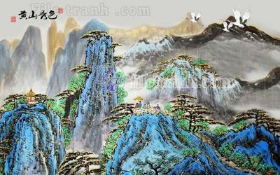 File in trần File gốc in tranh tổng hợp tường nền K41063 (bản gốc) bầu trời