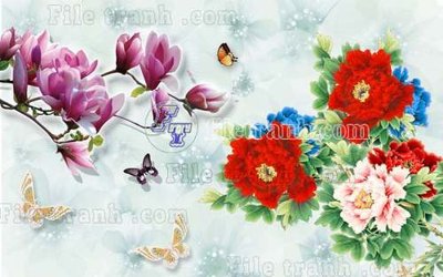 Tải file PSD File gốc in tranh tổng hợp tường nền K41067 (nguyên layer) để in