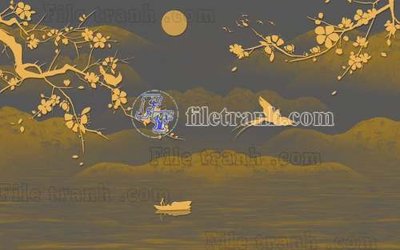 File in ấn cao cấp File gốc in tranh tổng hợp tường nền K41069 (file gốc)