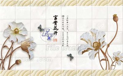 File gốc File gốc in tranh tổng hợp tường nền K41089 (in lụa) hoa văn cổ điển