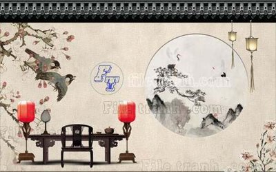 Tải file PSD File gốc in tranh tổng hợp tường nền K41121 (nguyên layer) để in