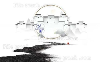 File tranh File gốc in tranh tổng hợp tường nền K41160 (file gốc) chủ đề phong thủy