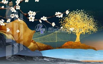 File tranh File gốc in tranh tổng hợp tường nền K41173 (gốc) chủ đề trẻ em