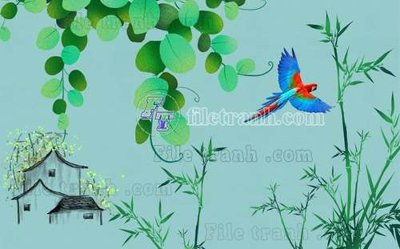 File gốc File gốc in tranh tổng hợp tường nền K41216 (PNG) nền trong suốt