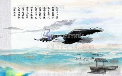 File gốc File gốc in tranh tổng hợp tường nền K41223 (in tráng gương) hiện đại