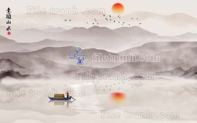 Tải file File gốc in tranh tổng hợp tường nền K41225 (PSD) cho in ấn quảng cáo