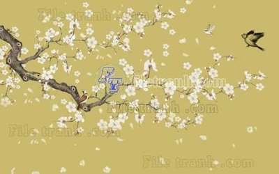 File in trần File gốc in tranh tổng hợp tường nền K41239 (bản gốc 3D) sống động