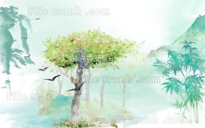 File ảnh gốc File gốc in tranh tổng hợp tường nền K41285 không vỡ nét