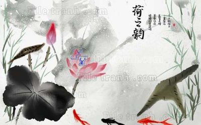 File tranh File gốc in tranh tổng hợp tường nền K41319 (gốc) phong cách tối giản