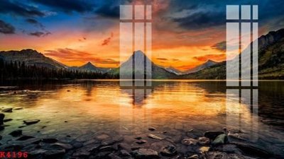 Ảnh gốc File gốc in tranh tổng hợp K4196 (nét căng) in mica