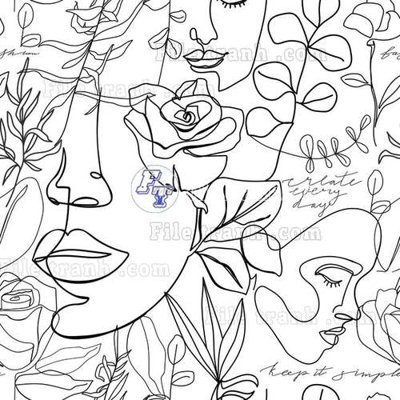 File PSD File gốc in tranh tổng hợp tường nền K43343 (bản gốc) dễ dàng edit