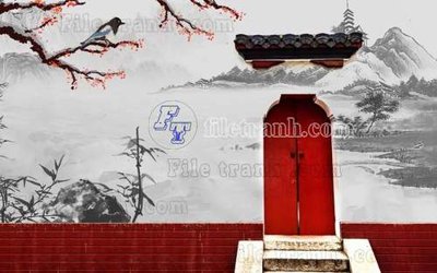 File tranh File gốc in tranh tổng hợp tường nền K44000 (gốc) in film