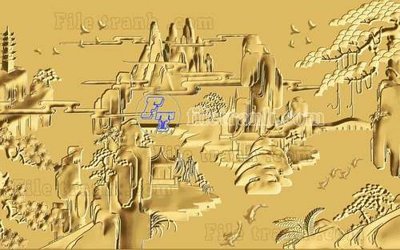 File tranh trang trí File gốc in tranh tổng hợp tường nền K44088 (file gốc)