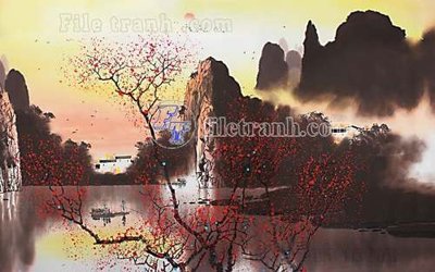 Tải file gốc File gốc in tranh tổng hợp tường nền K44156 (in khổ lớn) không vỡ