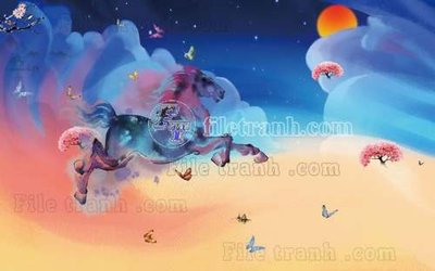 Tải file gốc in lụa File gốc in tranh tổng hợp tường nền K44355 siêu nét