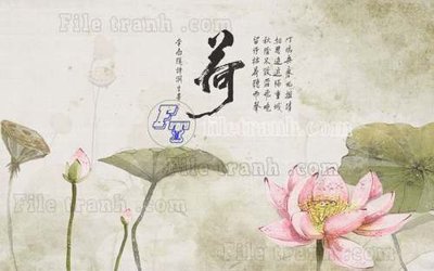 File gốc File gốc in tranh tổng hợp tường nền K44412 (in lụa) họa tiết 3D