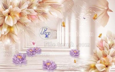 Tải file File gốc in tranh tổng hợp tường nền K44544 (gốc) in trên mọi chất liệu