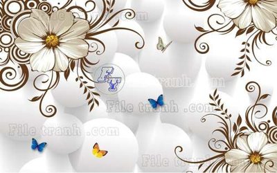 File tranh in trần 3D File gốc in tranh tổng hợp tường nền K44597 (ảnh gốc)