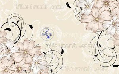 File tranh gốc PSD File gốc in tranh tổng hợp tường nền K44670 còn nguyên layer