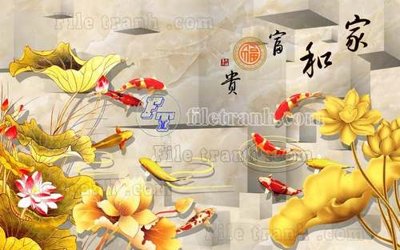 Ảnh gốc File gốc in tranh tổng hợp tường nền K44752 (siêu chi tiết) để in ấn